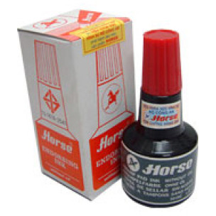 Mực tampon Horse 30ml SI-H01 đỏ